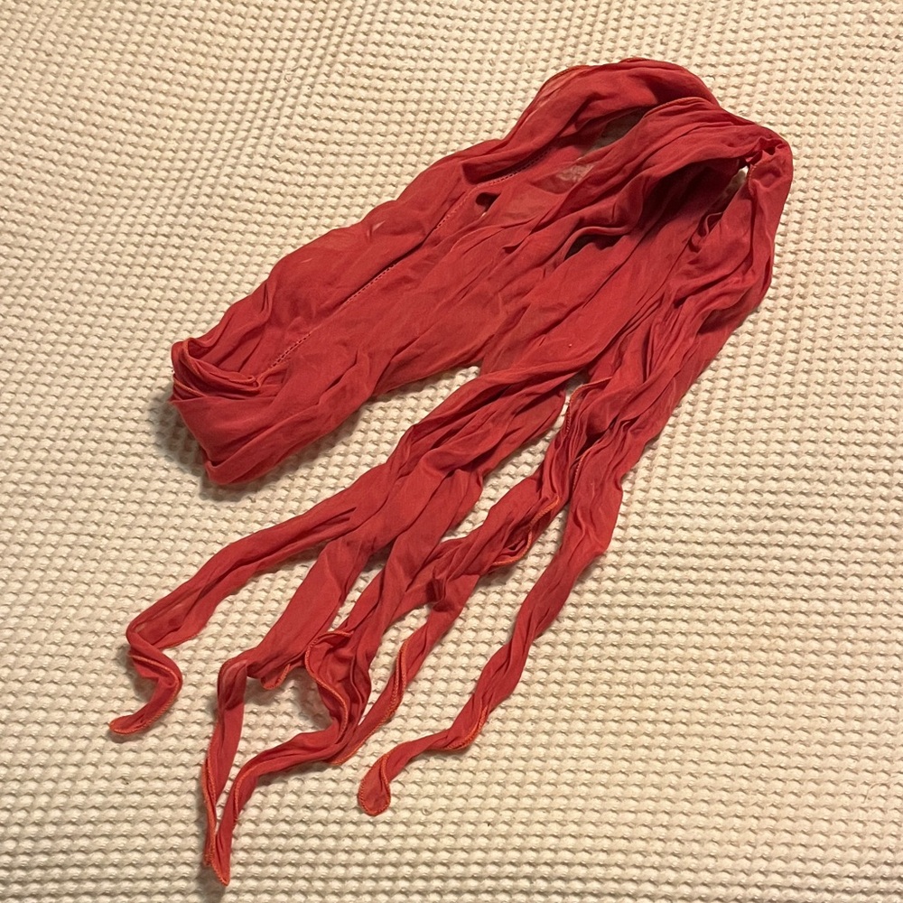 Elegant Orange Women's Scarf